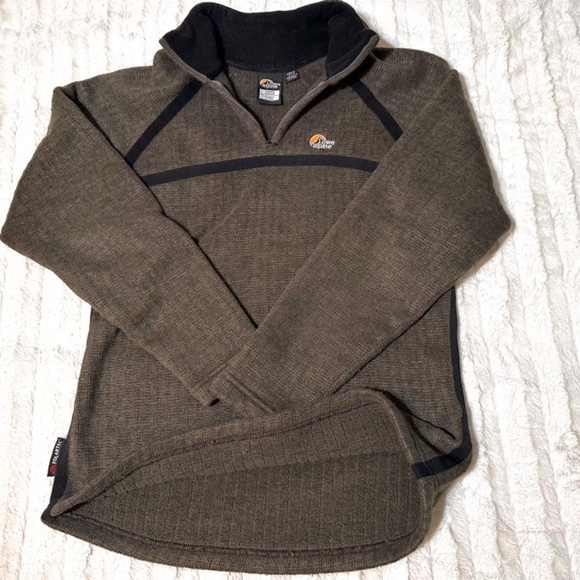 Lowe Alpine Quarter-Zip Polartec Fleece Mid-Layer Brown; Women's US Medium (8) - Picture 2 of 10